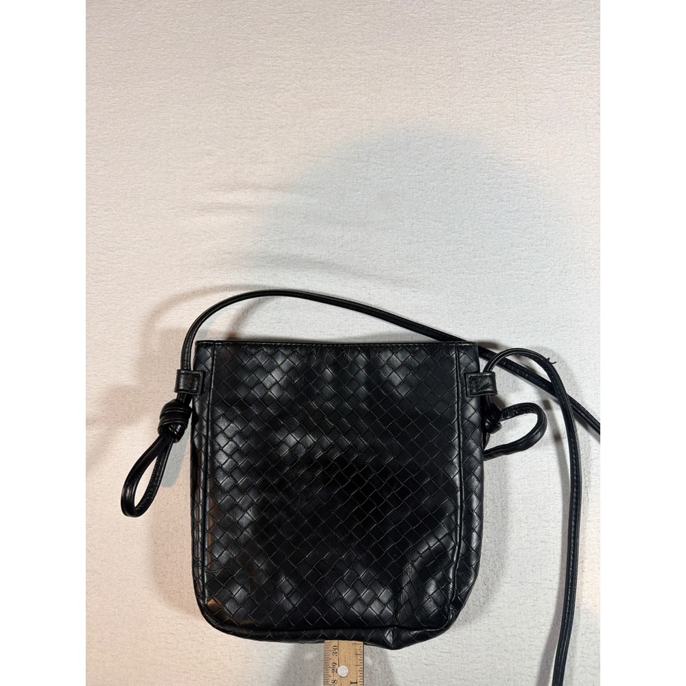 Universal Thread Black Woven Crossbody Bag Small Square Basket Weave Purse